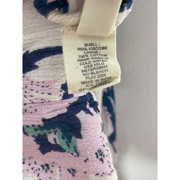 RAGA Purple and Blue Boho low cut front and low back Dress Size Small - Picture 10 of 10